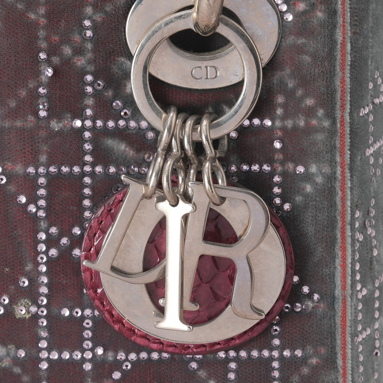 CHRISTIAN DIOR(USED)디올 벨벳 레이디디올 미니
